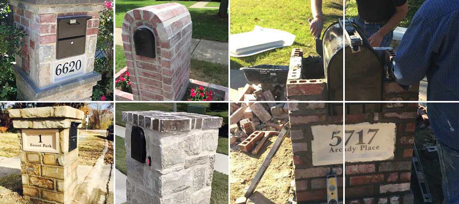 Masonry Mailbox | New Installation & Repair | Brick | Stone